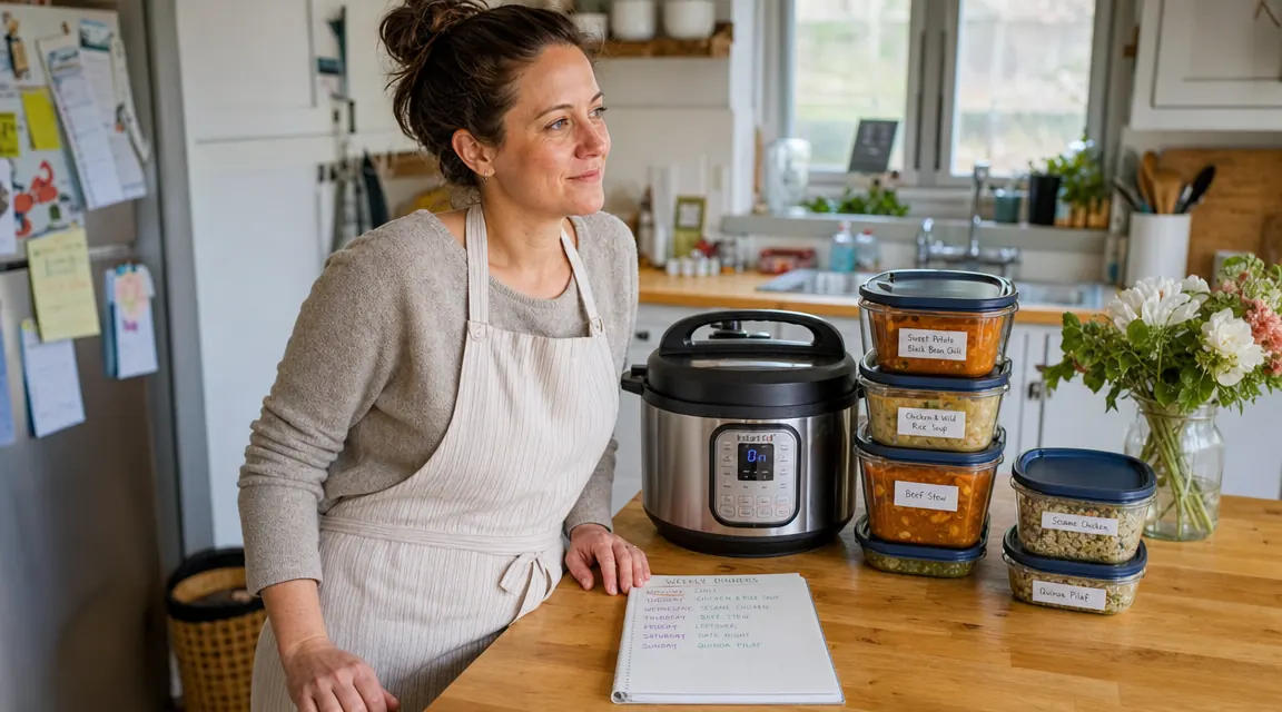 How to Meal Prep a Full Week of Family Dinners With the Instant Pot